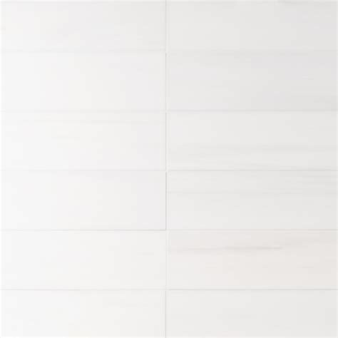 Artmore Tile Bianco Dolomite White 4-in x 12-in Honed Natural Stone ...