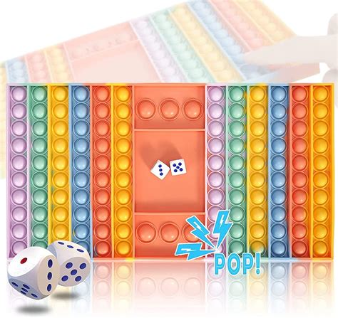 Buy Dubbleqi Pop its Games Chess,Chess Board Push Bubble Sensory Stress ...