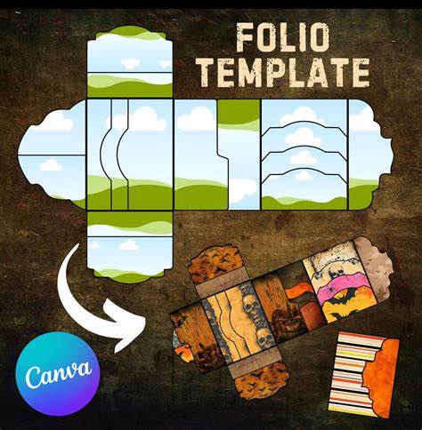 Folio Kit Canva Template - Custom Junk Journal Folio Kit - Pocket ...