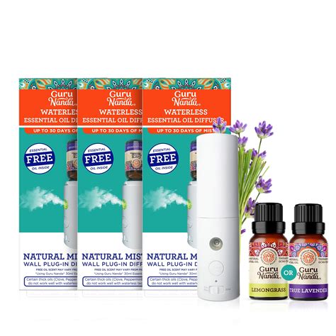 Buy GuruNanda Portable Diffuser - Plug-in Oil Diffuser 2.0 for ...