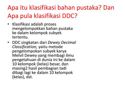 Katalogisasi dan klasifikasi bagian iv | PPTX