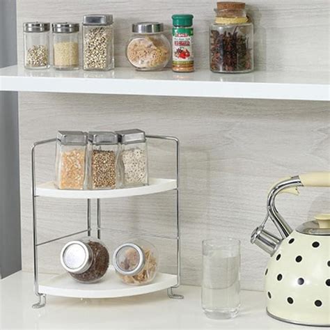 Two Tier Corner Kitchen Organizer – Mason Home
