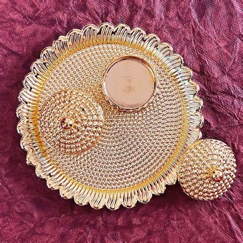 Acrylic Roli Chawal Plate Design No. 5 – Adikala - Craft Store