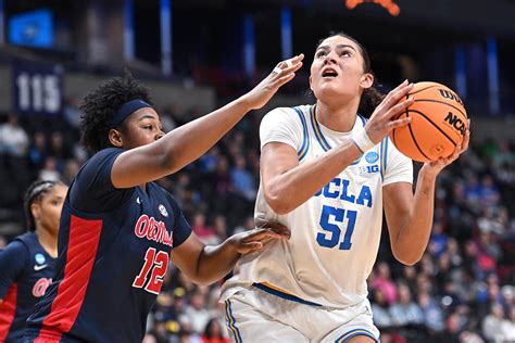 Lauren Betts drops F-bomb on the sideline as UCLA bulldozes Ole Miss in ...
