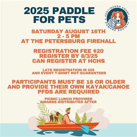 2025 Events – Huntingdon County Humane Society