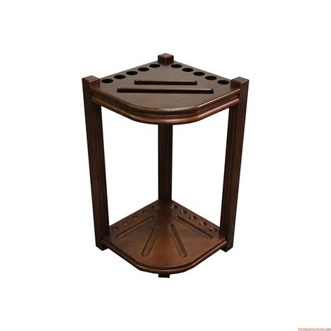 CORNER FLOOR CUE RACK : WALL CUE RACK : MODERN CUE RACKS : POOL TABLE ...