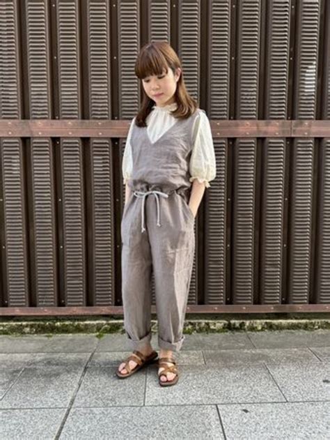 BASIC ITEM №8863 ベルギーリネンオールインワン | slonesquare/nous rendent heureux スロンスクエア