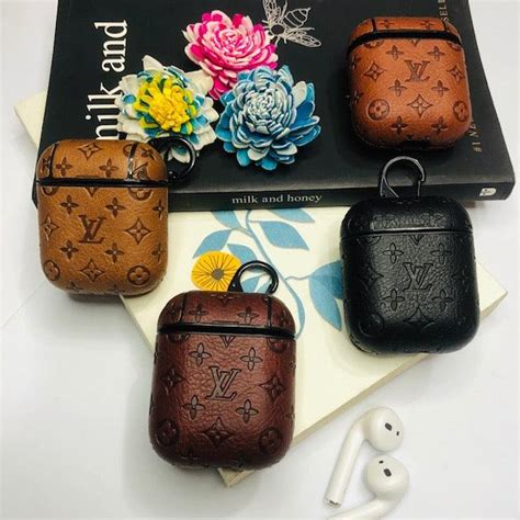 Monogram Lv Design leather AirPods Case – Hanging Owl