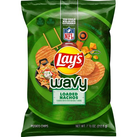 Lay's, Wavy, Loaded Nachos Flavored, Potato Chips - SmartLabel™