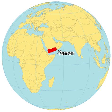 Map of Yemen - Thong Thai Real