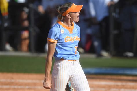 Tennessee softball's Karlyn Pickens ties record for fastest pitch at 77 mph