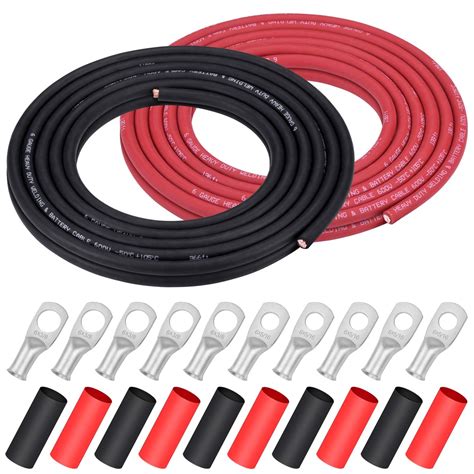 Igreely 6 Gauge 6 Awg Wire 20 Feet Black 20 | Desertcart Philippines