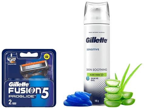 Gillette Fusion Proglide Blades for men - 2 count for Perfect Shave and ...