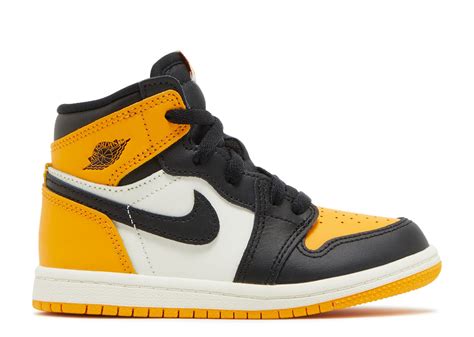 Jordan 1 Black And Yellow