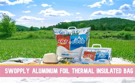 SWOPPLY Hot and Cold Large for Food Storage, Reusable Thermal Bag 3 ...