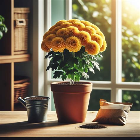 Nurturing Potted Chrysanthemum Indoors for Colorful Displays - Flowers ...