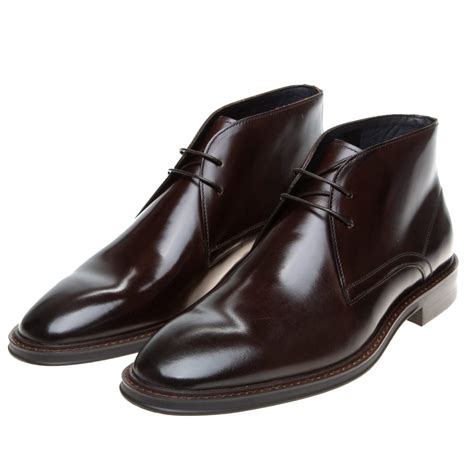 John White, Amport Brown Chukka Boots - Gabucci Menswear Bath