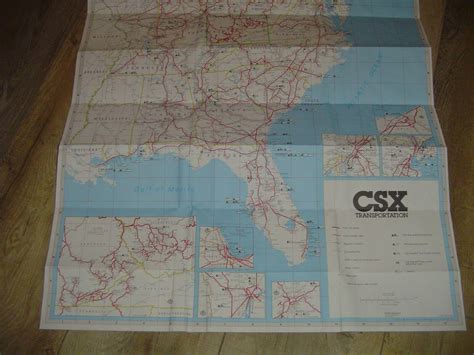 **1999 CSX TRANSPORTATION SYSTEM MAP-GOOD CONDITION *LOOK* | #3905190359
