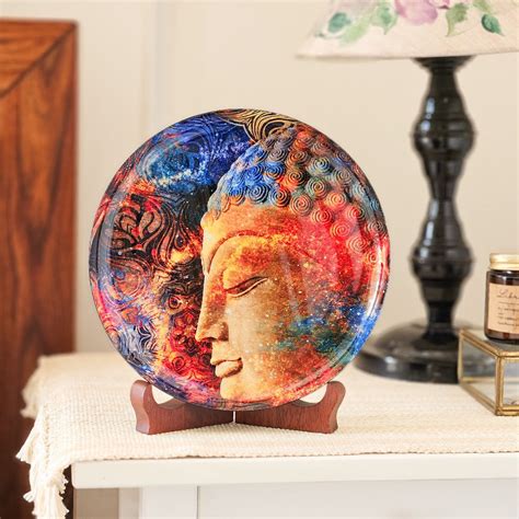 Adorn Your Walls with Buddha Single Wall Plate | Handcrafted Indian Art ...
