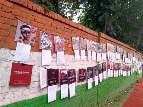 On Delhi Designer's Posters, Every Single Day That Kashmir Has Been ...