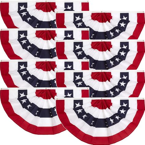 Amazon.com : 30 Pcs USA Pleated American Flag 2 x 4 Ft, American ...