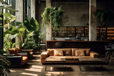 Rustic Coffee Shop Design 的图像结果