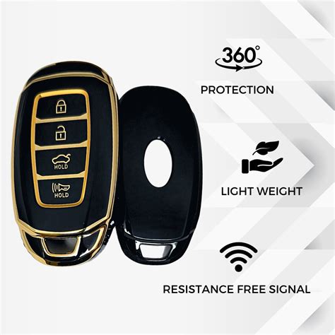 TPU Key Cover Compatible for Hyundai Verna | i20 4 Button Smart Key ...