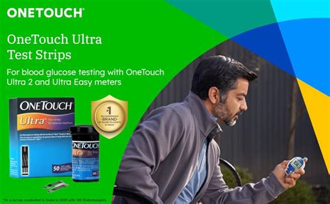OneTouch Ultra Test Strips | Pack of 50 Strips | Blood Sugar Test ...