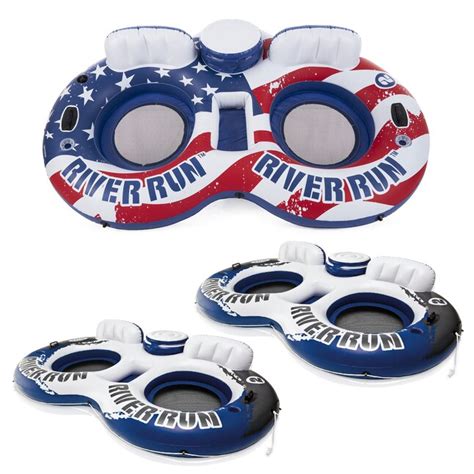 Intex Intex American Flag 2 Person Float and River Run II 2 Person ...