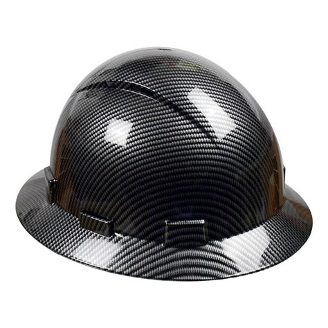 Full Brim Hard Hat - OSHA Safety Helmet Durable Lightweight Carbon ...