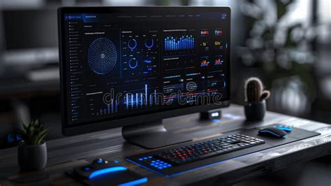 High-Tech Computer Setup with Coding 的图像结果