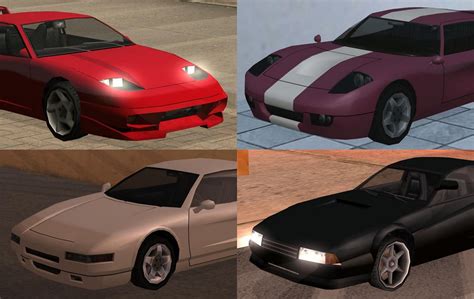 5 fastest cars in GTA San Andreas Definitive Edition