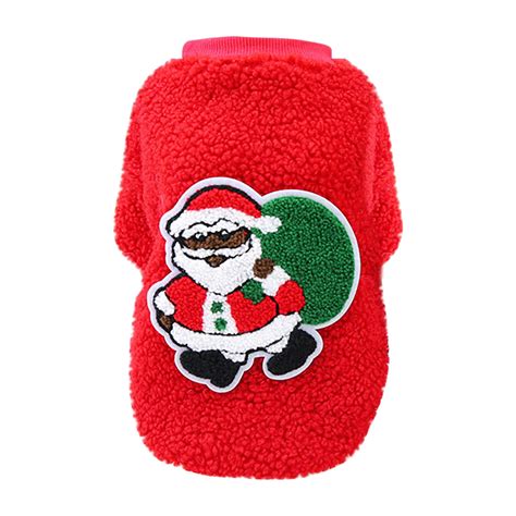 Buy YZHM Christmas Dog'S Winter Warmer Pet Costume Pet Dog Puppy ...