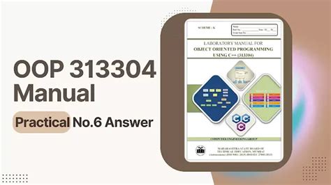 Object Oriented Programming Using C++ 313304 OOP Manual 6th Practical ...