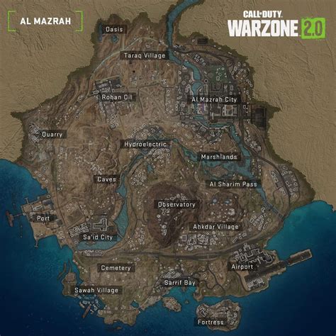 Warzone 2 Map Al Mazrah All POIs and Gameplay Details | WePC