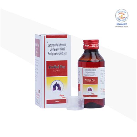 Kozifed Plus Syrup Servocare Lifesciences