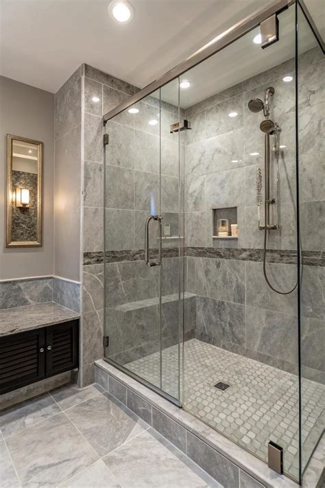 19+ Chic Grey Shower Tile Ideas for a Stylish Bathroom