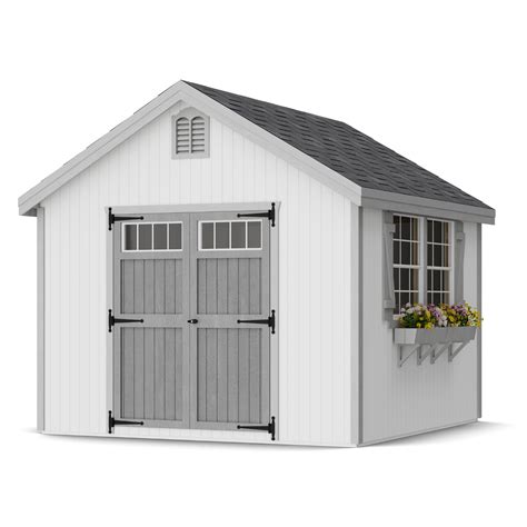 Little Cottage Co. 10x10 Colonial Williamsburg Shed with Operable ...