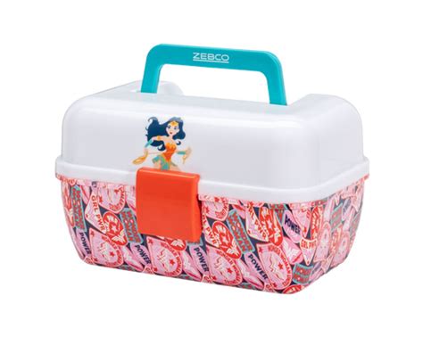Zebco Wonder Woman Tackle Box for Children, New