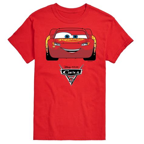 Disney's Cars - Lightning McQueen - Men's Short Sleeve Graphic T-Shirt ...