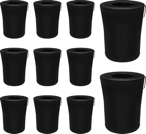 Amazon.com: Olutacot 11 Pcs 32 Gallon Trash Can Cover Black Outdoor ...
