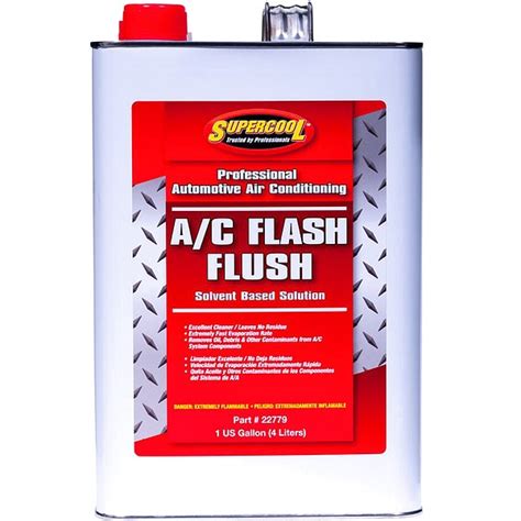 Supercool A/C Flash Flush, Solvent Based Can, 1 gal. 22779 | Zoro