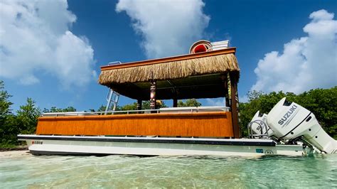 Tiki Boat Rental for Engagements | Key West Tiki Boat