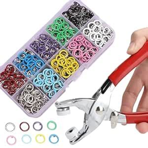 Bhujry Snaps Buttons Five Claw Buckle Installation Plier Tool Set Seam ...