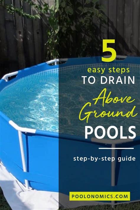 How to Drain a Intex 32 Above Ground Pool 的图像结果