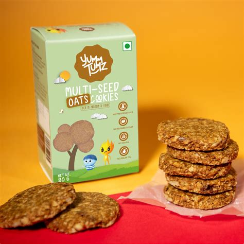 Multi-Seed Oats Cookies | Oats & Seeds Based | No Refined Sugar, Prese ...