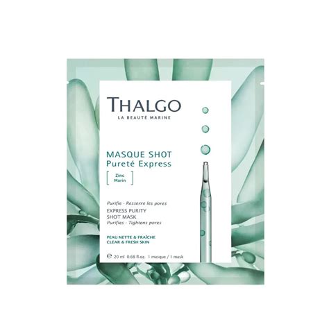 Thalgo Sheet Mask | Marine Shot Mask | Firm, Energised, Hydrated ...