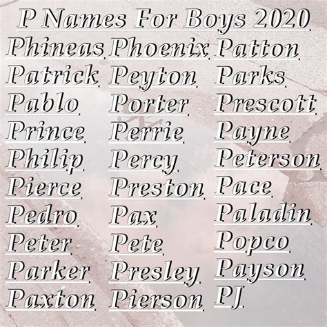 Last Names With The Letter P - Letter Style Suggestions