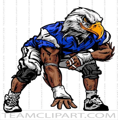 Clip Art Eagles Football | Quality Clipart Images | AI JPG EPS PNG
