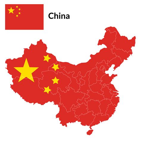 China Map and Flag 的图像结果